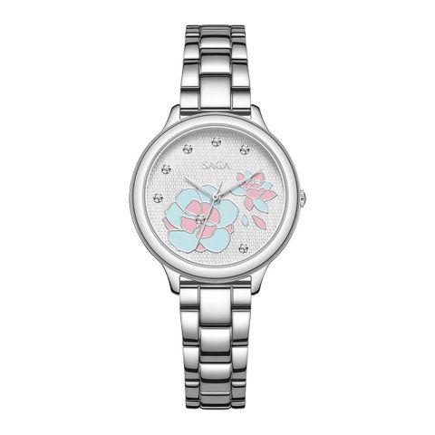  Saga Chroma Dance 54390-SVWTSV-2 – Nữ – Quartz (Pin) – Mặt Số 34mm – Kính Cứng – Mặt Số Đổi Màu 