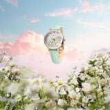  Saga Chroma Dance 54390-LGWTGR-2 – Nữ – Quartz (Pin) – Mặt Số 34mm – Kính Cứng – Mặt Số Đổi Màu, Đính Pha Lê 