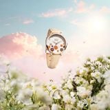  Saga Chroma Dance 54359-LGCRYL-2 – Nữ – Quartz (Pin) – Mặt Số 34mm – Kính Cứng – Mặt Số Đổi Màu – Đính Kim Cương 