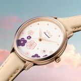  Saga Chroma Dance 54359-LGCRYL-2 – Nữ – Quartz (Pin) – Mặt Số 34mm – Kính Cứng – Mặt Số Đổi Màu – Đính Kim Cương 