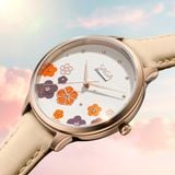  Saga Chroma Dance 54359-LGCRYL-2 – Nữ – Quartz (Pin) – Mặt Số 34mm – Kính Cứng – Mặt Số Đổi Màu – Đính Kim Cương 