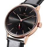  ĐỒNG HỒ NAM AUGUST BERG SERENITY NOIR BLACK 10140B01LBK DÂY DA Ý 