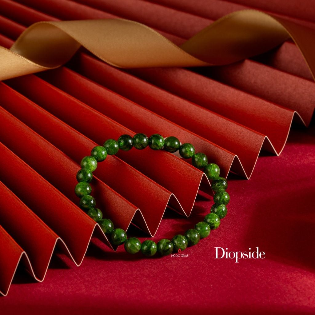 Vòng Tay Đá Diopside A