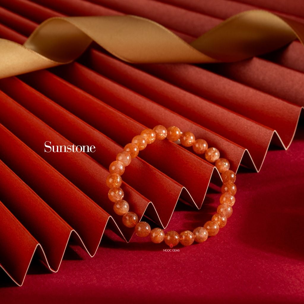 Vòng Tay Đá Sunstone