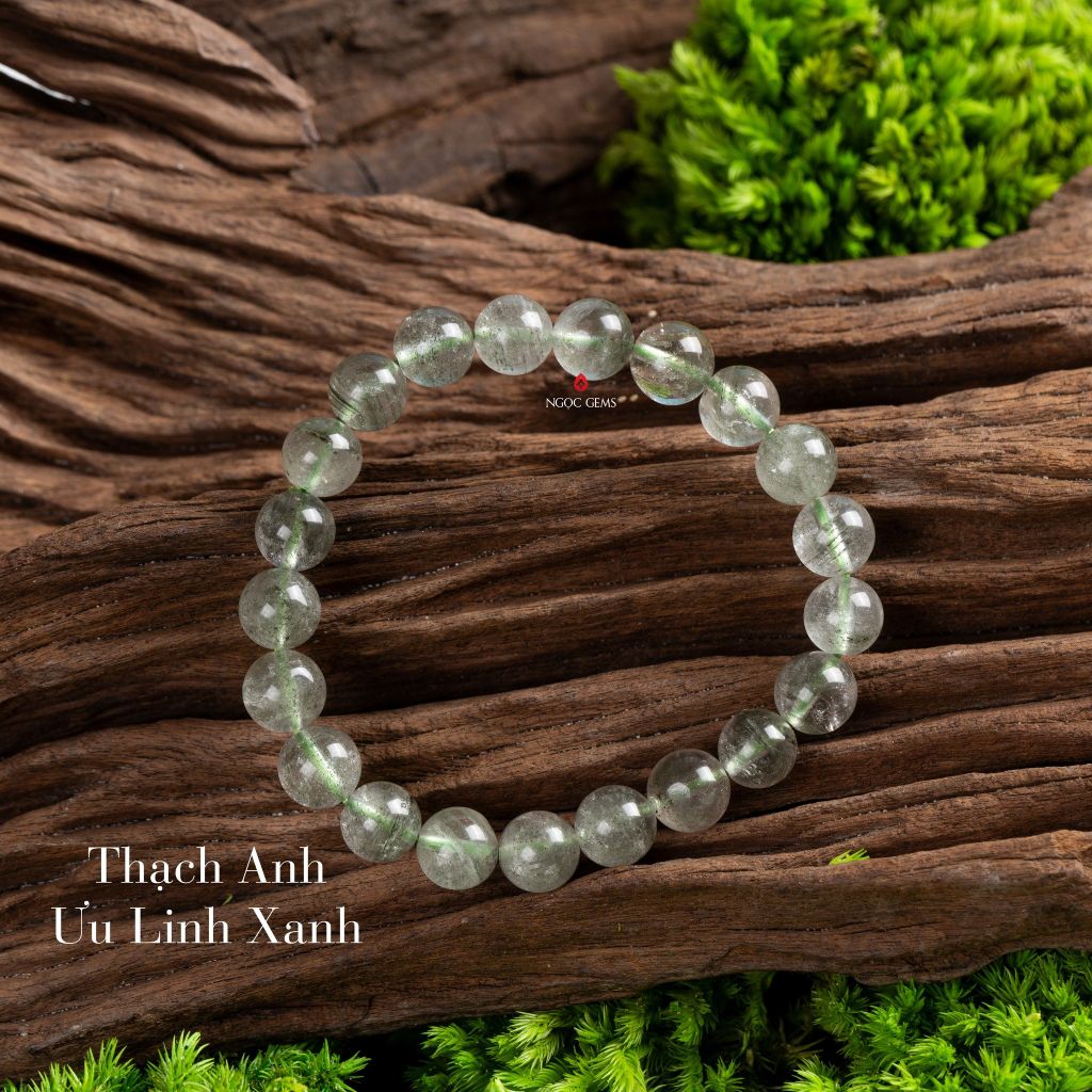 Vòng Tay Thạch Anh Ưu Linh Xanh