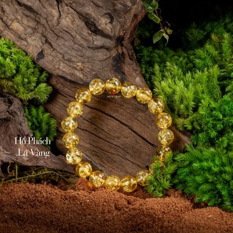 Vòng Hổ Phách Lá