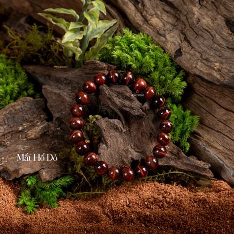 Vòng Tay Mắt Hổ Đỏ