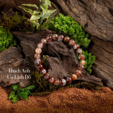Vòng Tay Thạch Anh Ưu Linh Đỏ