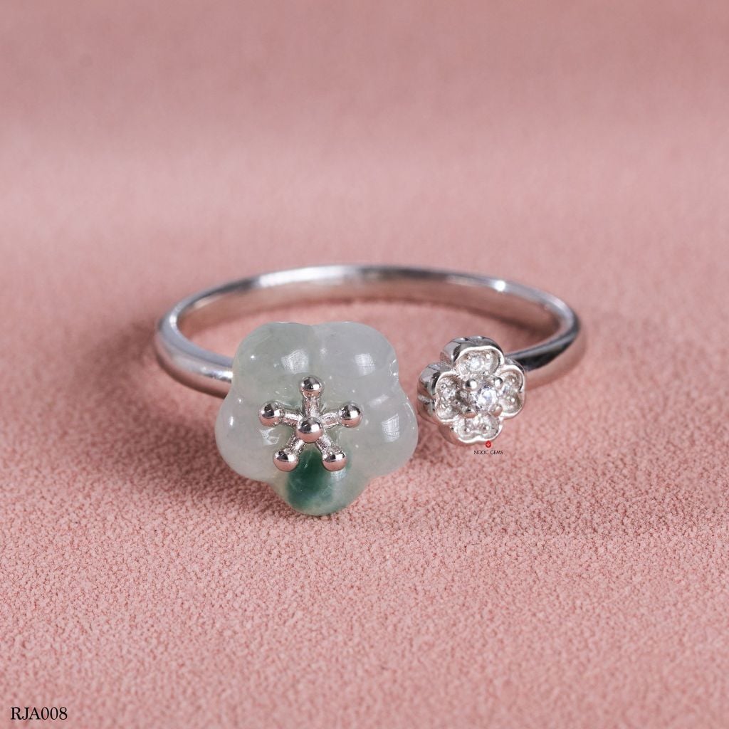 Nhẫn Bạc Ngọc Jade – Vẻ đẹp thanh khiết từ thiên nhiên