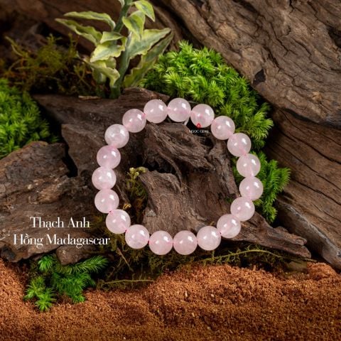 Vòng Thạch Anh Hồng Madagascar