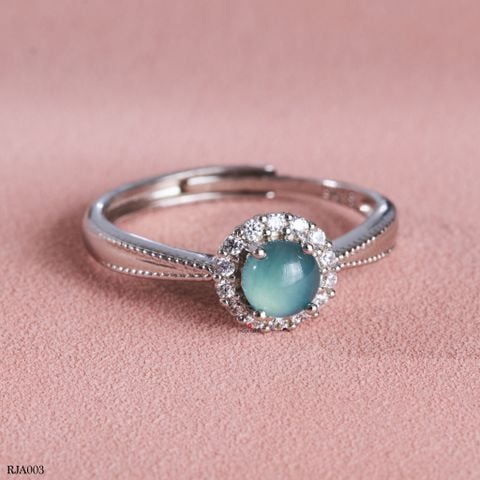 Nhẫn Bạc Ngọc Jade – Vẻ đẹp thanh khiết từ thiên nhiên