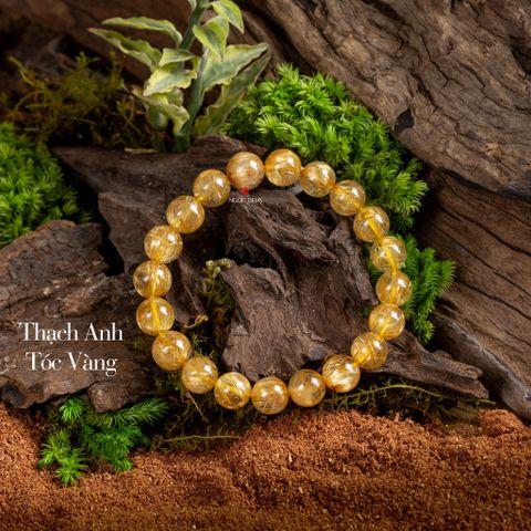 Vòng Thạch Anh Tóc Vàng A