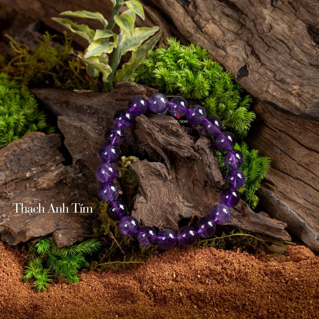 Vòng Tay Thạch Anh Tím B
