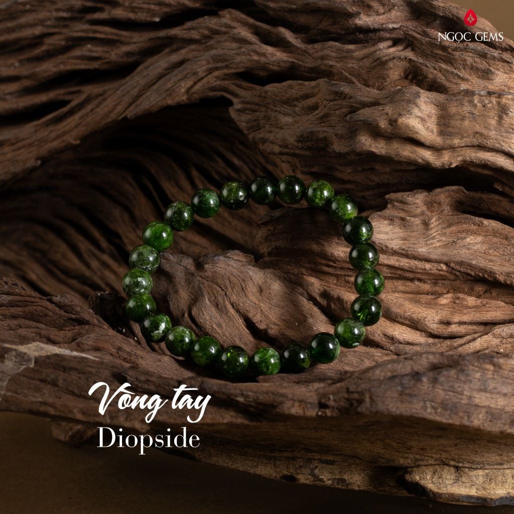 Vòng tay Diopside B