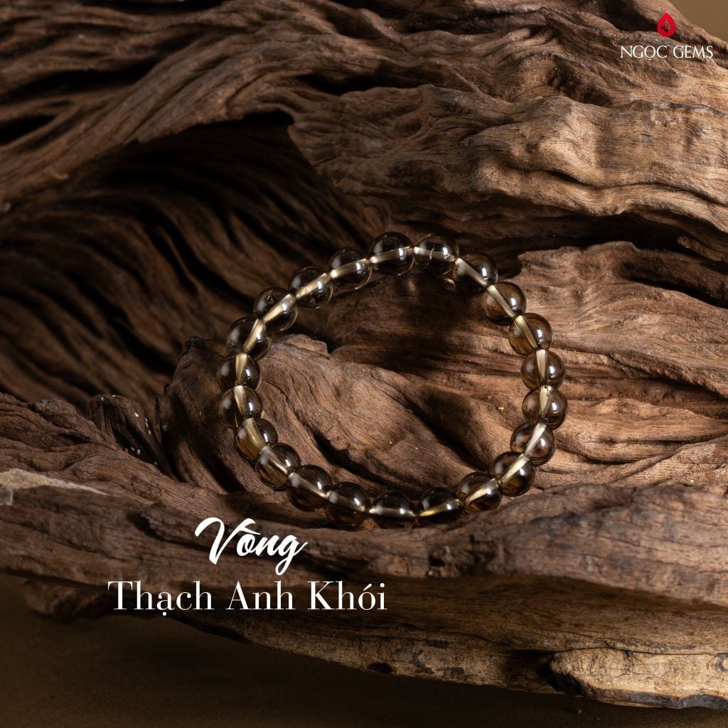 Vòng Tay Thạch Anh Khói