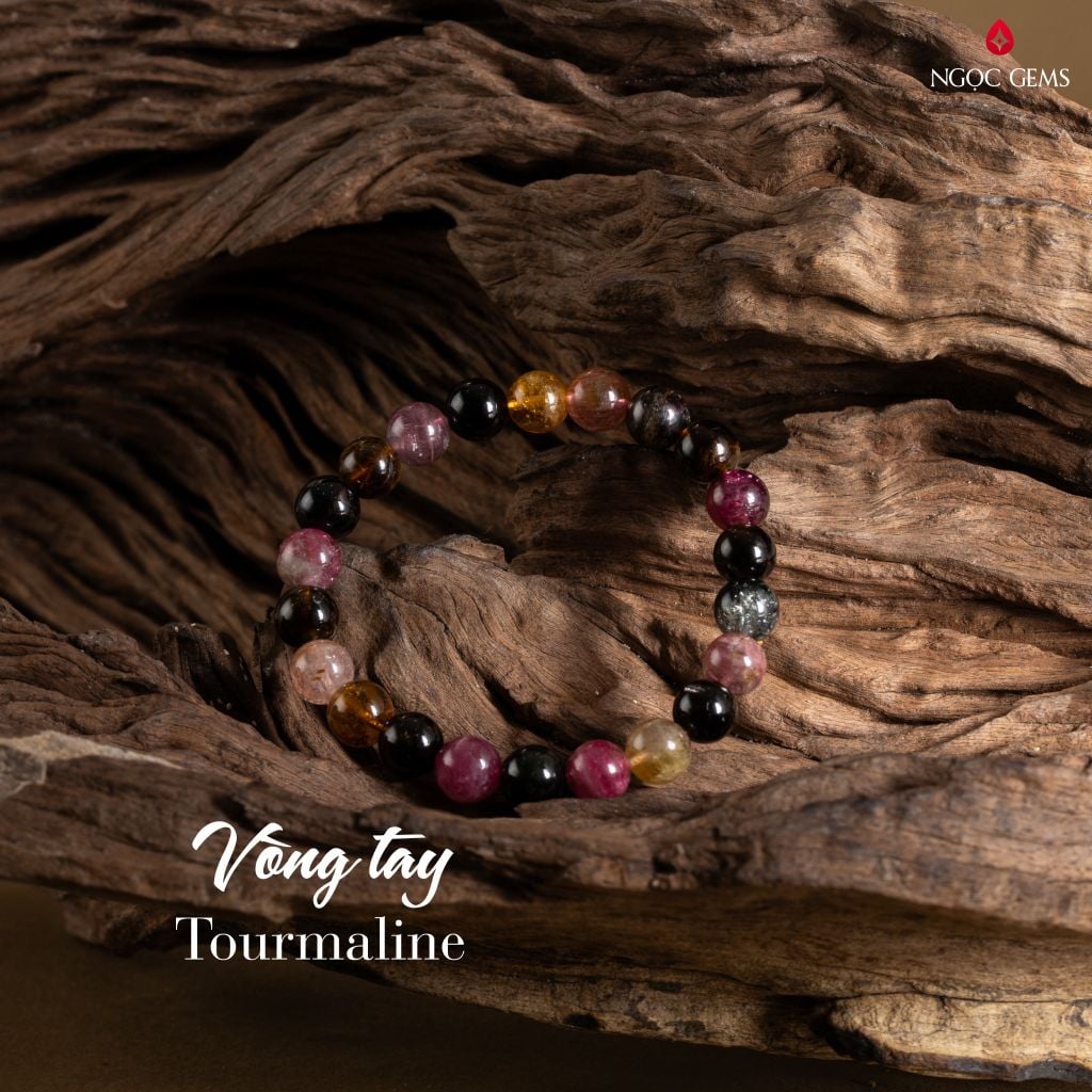 Vòng Tay Đá Tourmaline A+