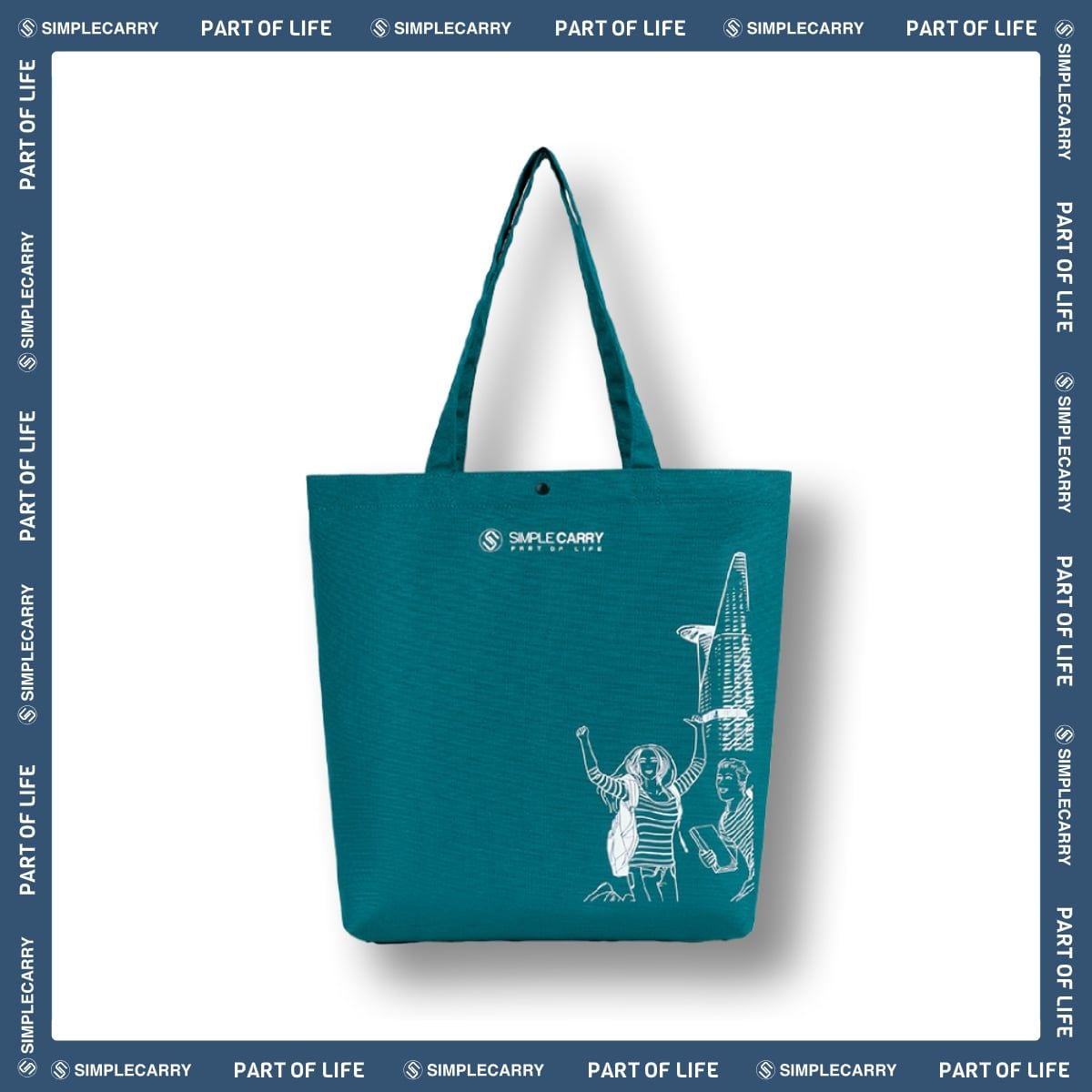 ECO TOTE BAG D.SEA