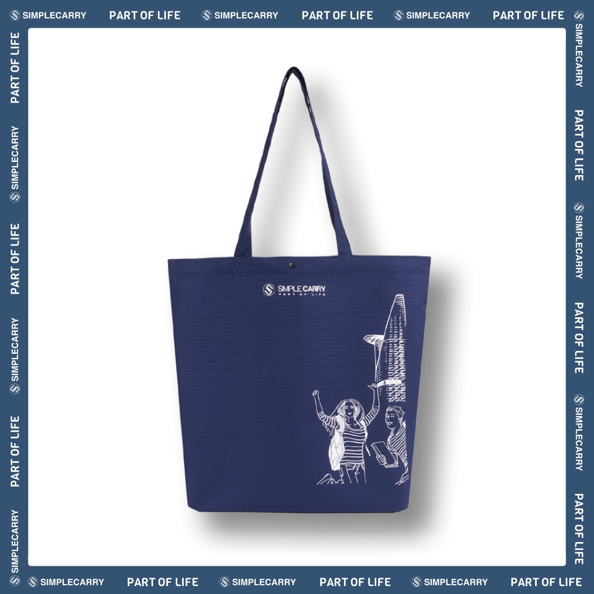 ECO TOTE BAG NAVY