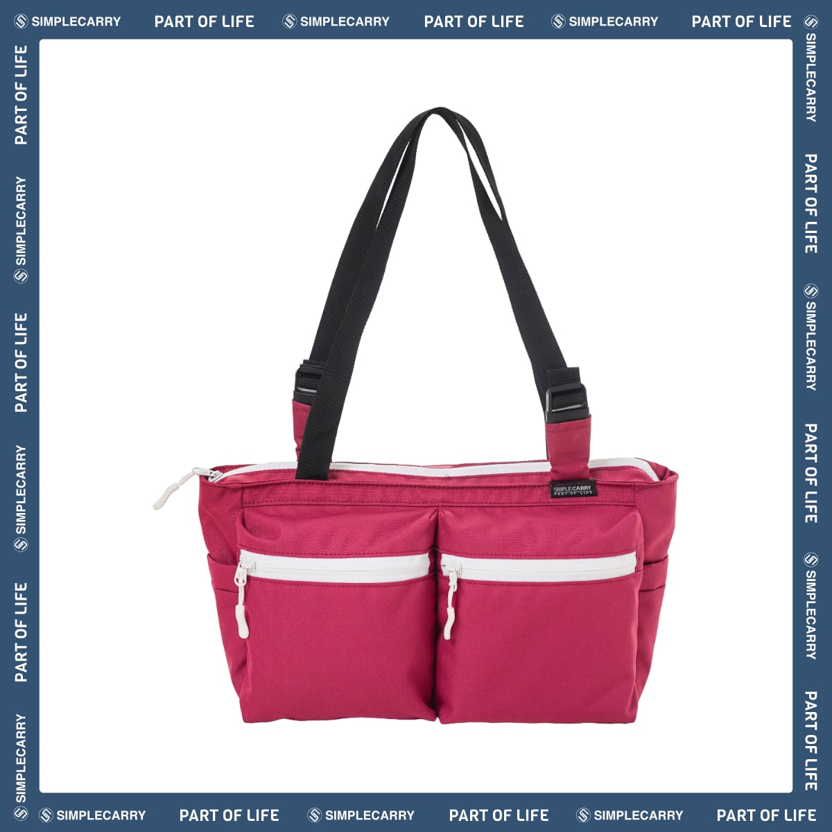 GOLF M-TOTE BURGANDY