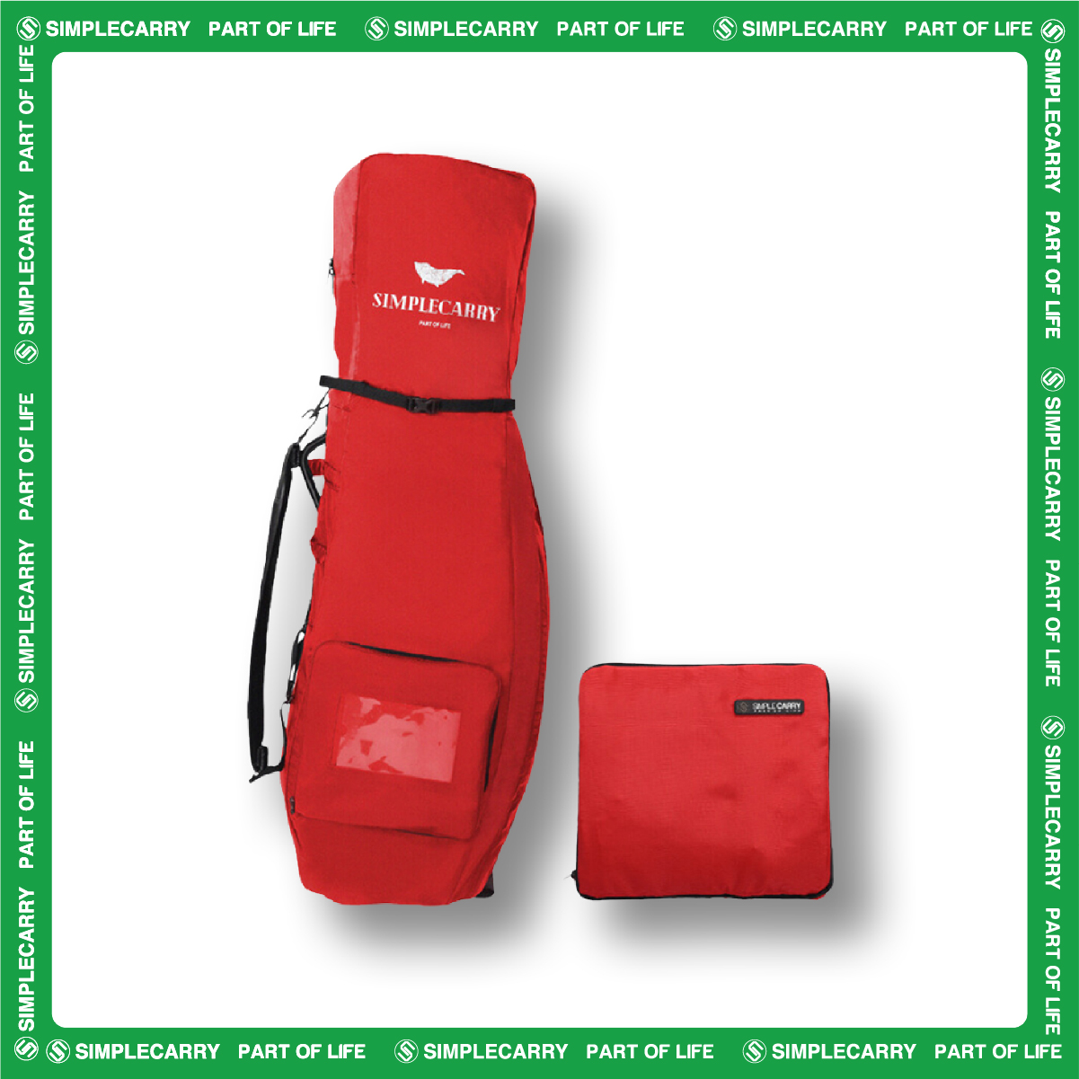 FLIGHT GOLF COVER RED