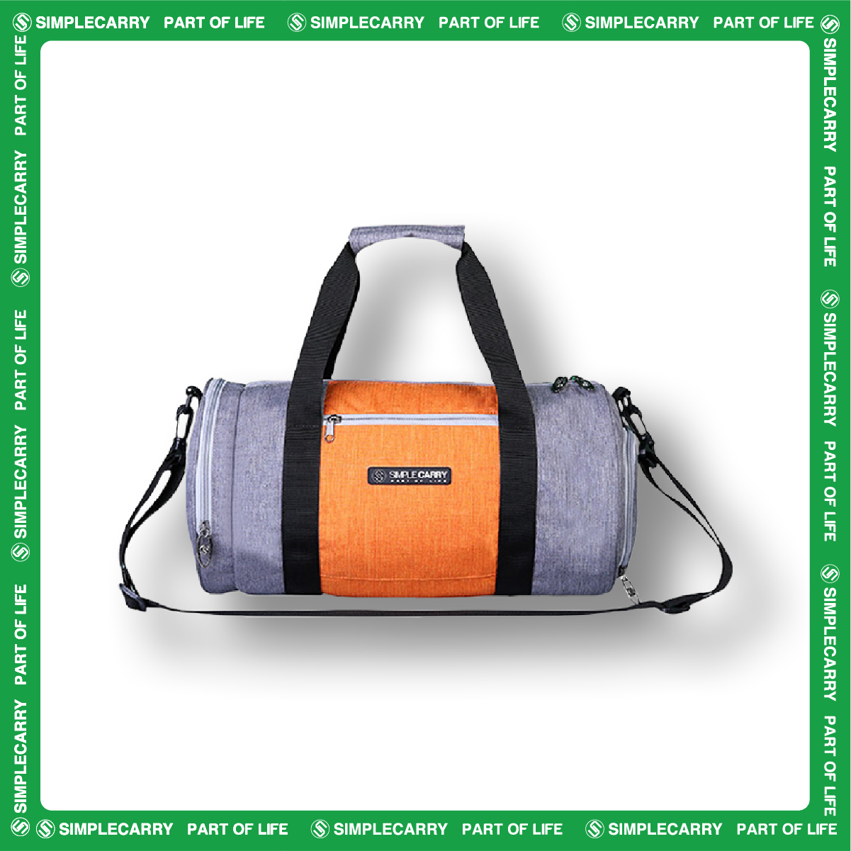 GYMBAG GREY/ ORANGE