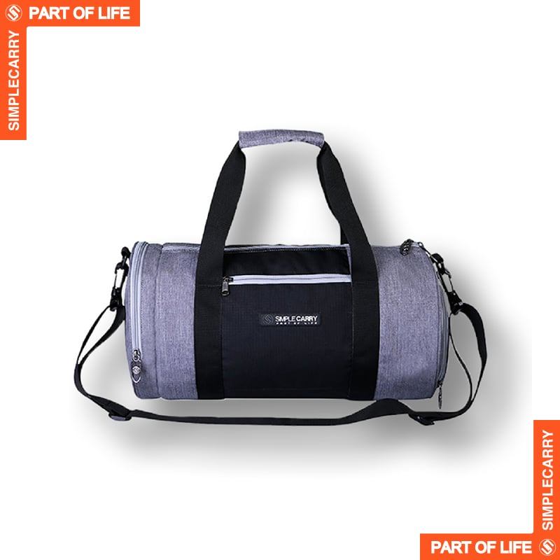 GYMBAG GREY/BLACK