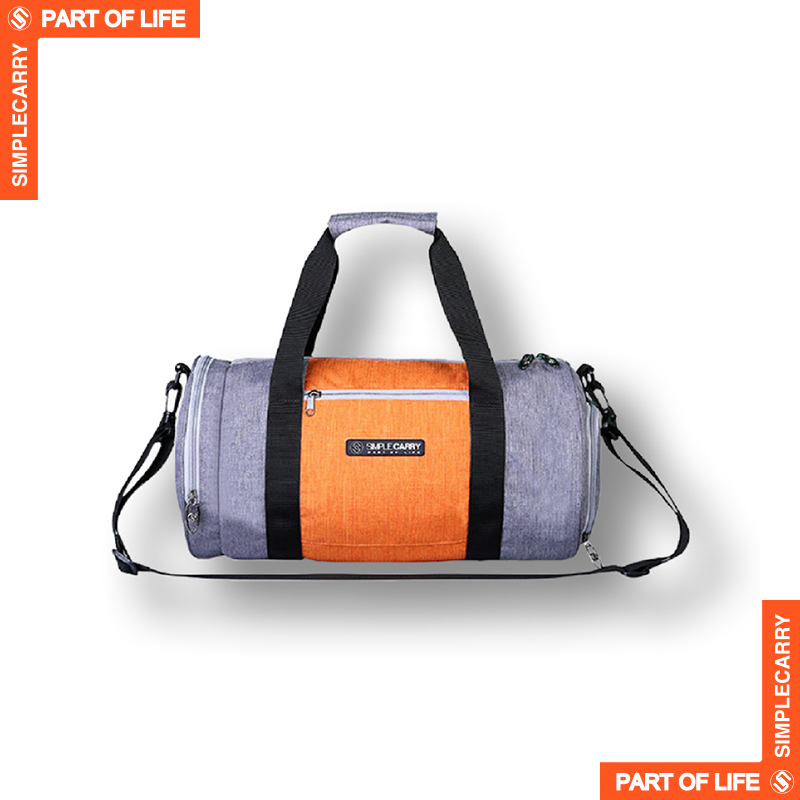 GYMBAG GREY/ ORANGE