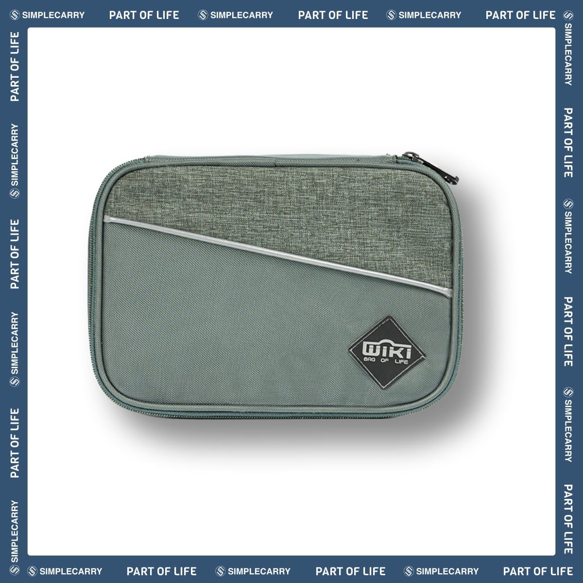 WIKI PENCIL CASE B.GREY