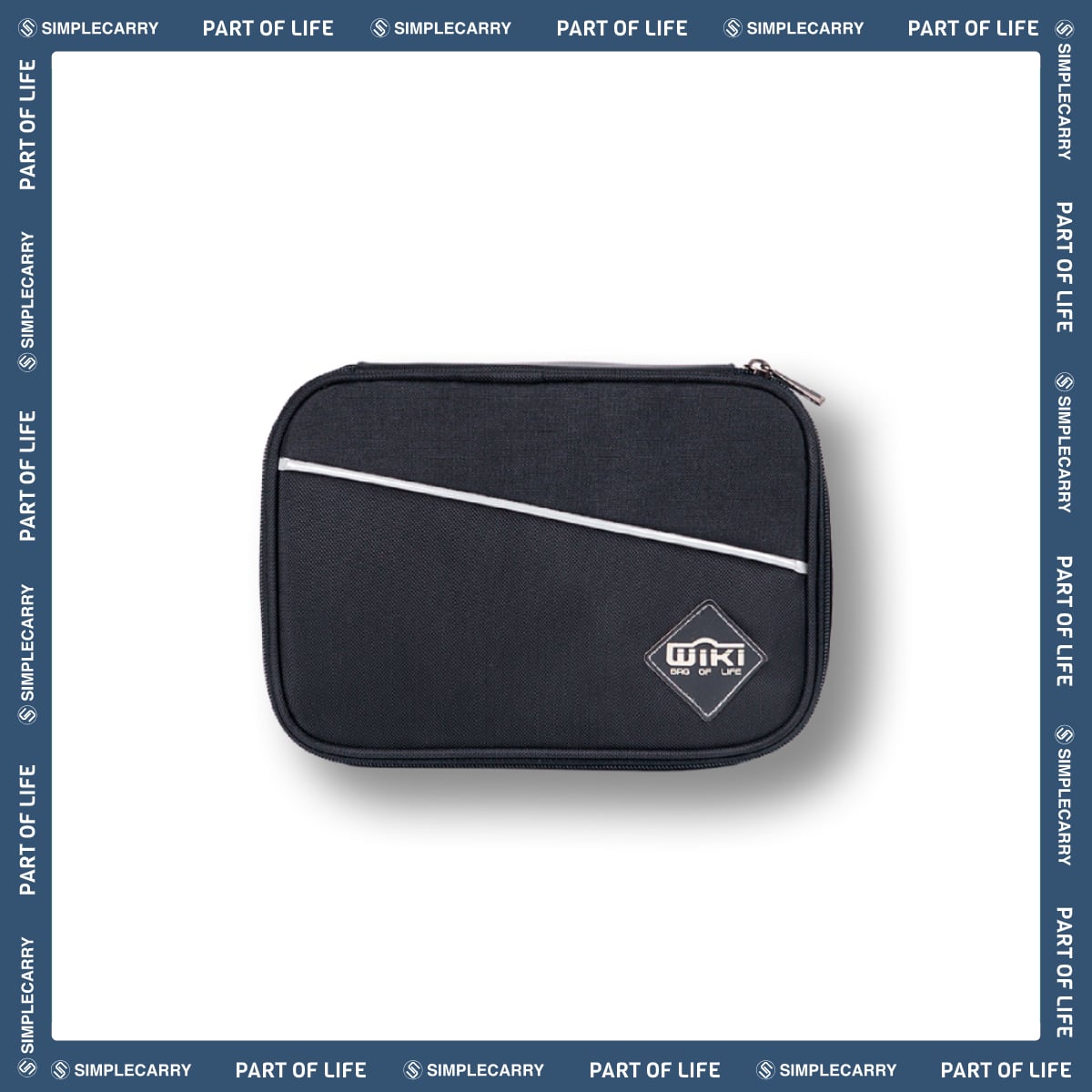 WIKI PENCIL CASE BLACK