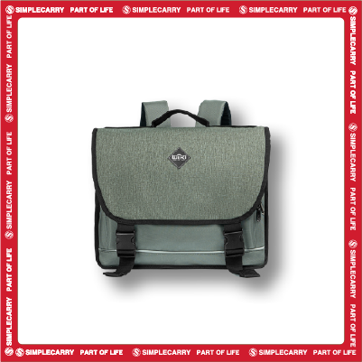 WIKI SCHOOL BAG - CẶP SCHOOL BAG B.GREY
