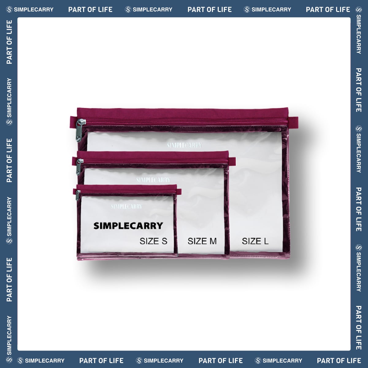 TRAVEL POUCH S.RED