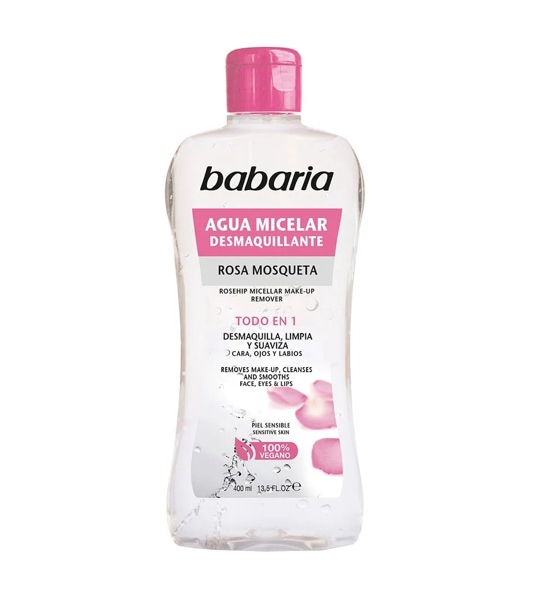 Nước Tẩy Trang Babaria Tinh Chất Hạt Rosa Moschata 400ml
