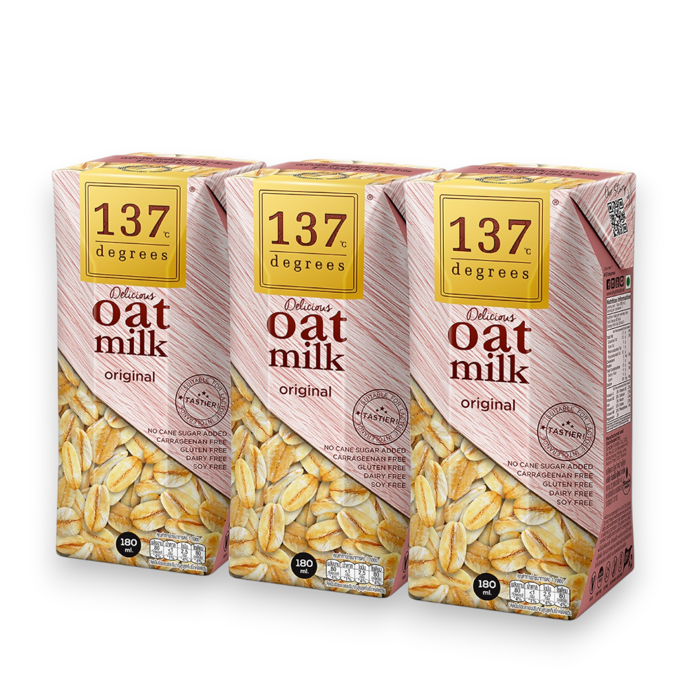 Sữa Hạt Yến Mạch Nguyên Chất 137 DEGREES 180ml