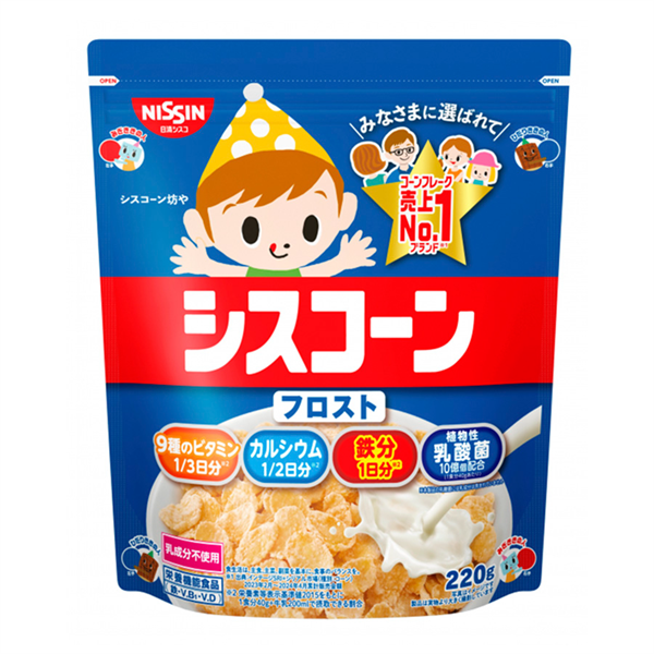 Ngũ Cốc Trẻ Em Cisconrn Nissin Nhật 220g