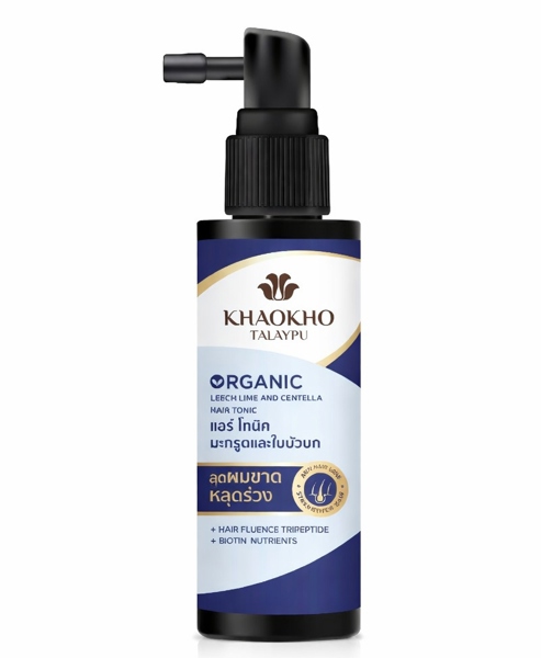 Nước dưỡng tóc Organic Henna và Hoa Đậu Biếc KhaoKho Talaypu 80ml
