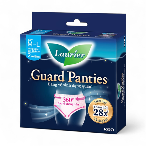 BVS Dạng Quần Laurier Size ML 2 miếng