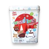 Bánh Quy Nhân Kem Socola Gấu Polly Polar Siam Foods 350g