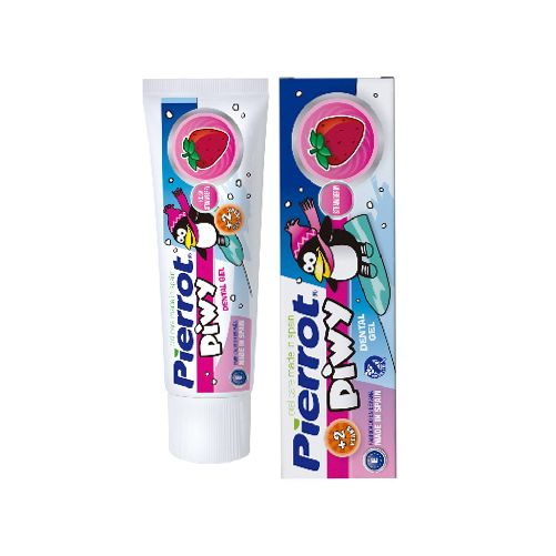 Gel Đánh Răng trẻ em Pierrot Piwy Vị Dâu Tây 75ml