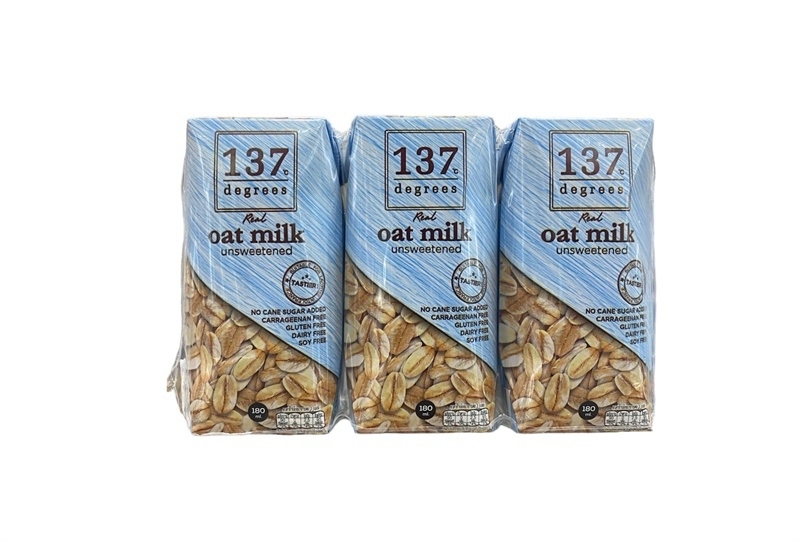 Sữa Hạt Yến Mạch Không Đường 137 DEGREES 180ml