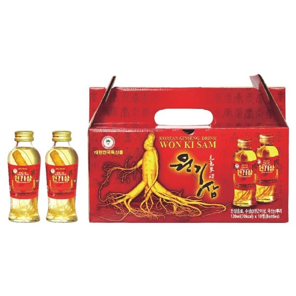 Nước Hồng Sâm Củ WONKISAM Hàn QUốc 120ml