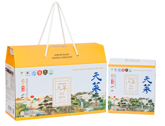 Nước Hắc Sâm Đông Trùng Hạ Thảo Hàn Quốc 50ml x 20 gói