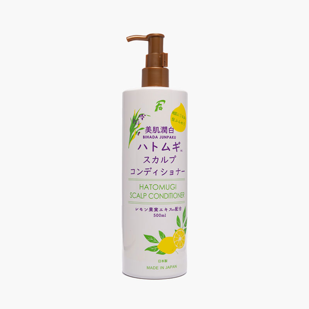 Dầu Xả dưỡng tóc Bihada Junpaku Hatomugi chiết xuất Chanh tươi 500ml