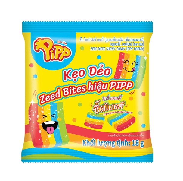 Kẹo Dẻo Zeed Bites Hiệu PIPP 18g