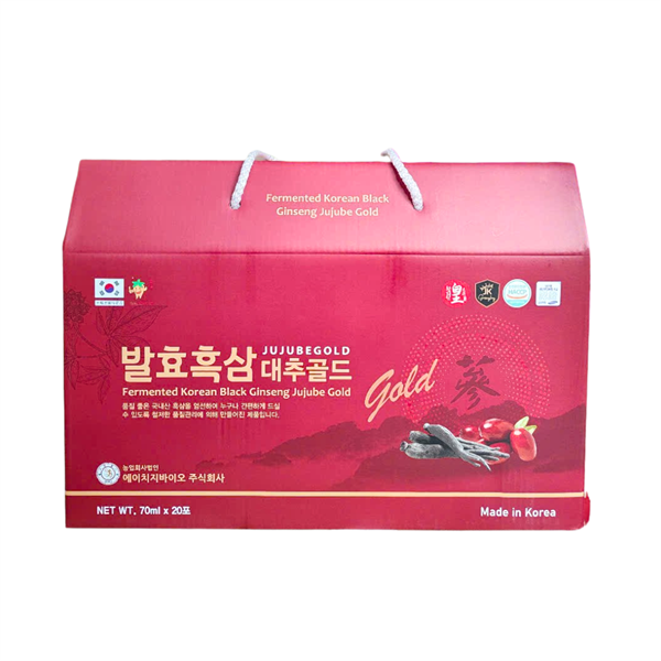 Nước Hắc Sâm Táo Đỏ Lên Men Hàn Quốc 70ml x 20 gói
