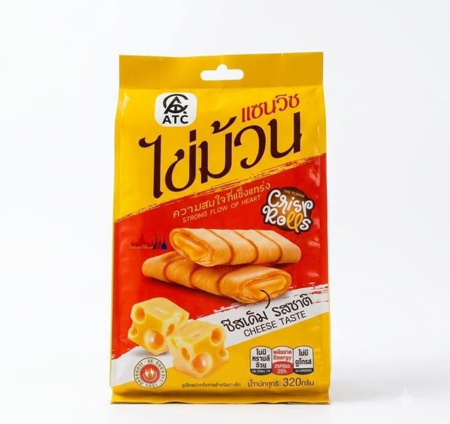 Bánh Cuộn Giòn Vị Phô Mai Crist Rolls 320g