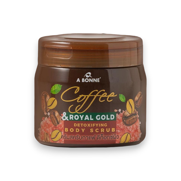 Tẩy Tế Bào Chết Thải Độc Toàn Thân Cà Phê và Vàng Hoàng Gia A Bonne' 250g