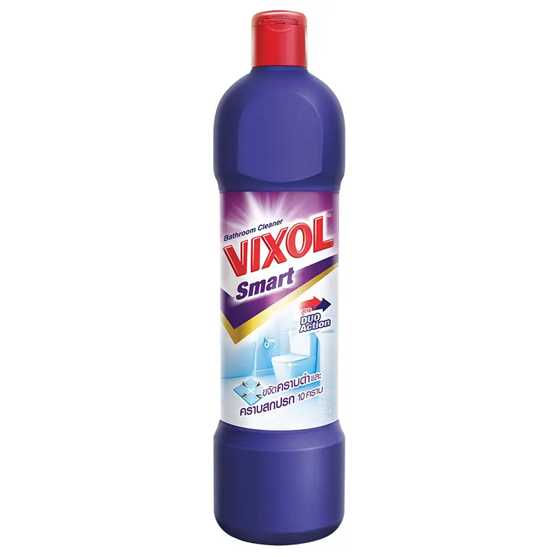 Nước Tẩy Rửa Nhà Tắm Vixol Smart Tím 900ml - Vết Bẩn Cứng Đầu