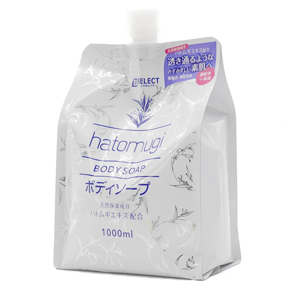 Sữa Tắm Dưỡng Ẩm Và Làm Sáng Da Hatomugi Túi Refill 1000ml