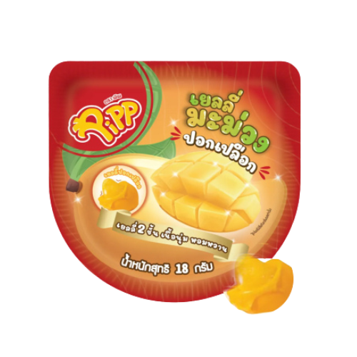 Kẹo Dẻo Bóc Vỏ Hương Xoài Hiệu PIPP 18g