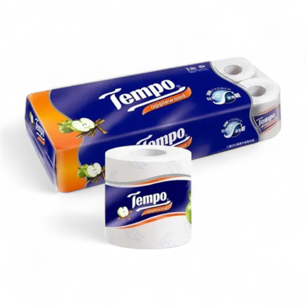 Giấy Vệ Sinh Tempo Hương Gỗ Táo 3 lớp